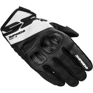 Spidi Flash-R Evo Motorradhandschoenen - Zwart Wit - 2XL Spidi Flash-R Evo Motorradhandschoenen - Zwart Wit - 2XL