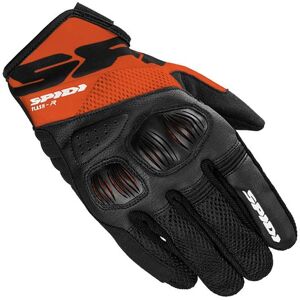 Spidi Flash-R Evo Motorcycle Gloves - Black Orange - L Spidi Flash-R Evo Motorcycle Gloves - Black Orange - L