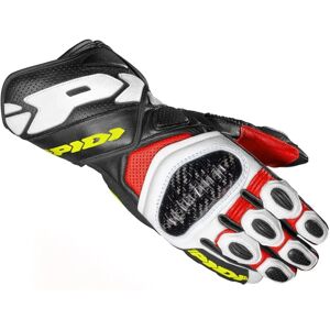 Rękawice motocyklowe Carbo 7 Spidi - Czarny Biały Żółty - XL Rękawice motocyklowe Carbo 7 Spidi - Czarny Biały Żółty - XL
