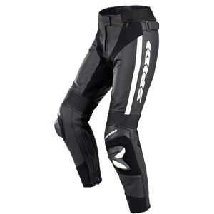 Spidi RR Pro 2 Damen Motorrad Lederhose - Schwarz Weiss - Motorrad Kleidung Spidi RR Pro 2 Damen Motorrad Lederhose - Schwarz Weiss - Motorrad Kleidung