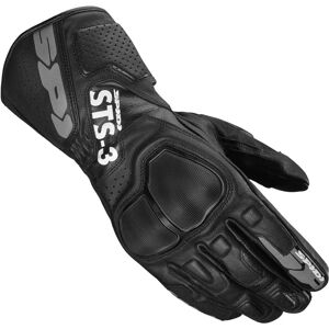 Guantes de moto de cuero negro Spidi Unisex - Modelo STS-3 Guantes de moto de cuero negro Spidi Unisex - Modelo STS-3