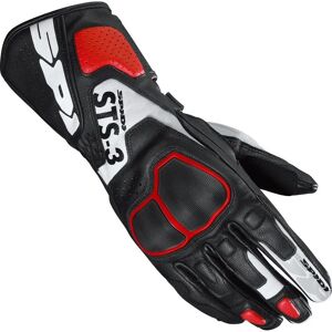 Guantes de motocicleta Spidi Sts-3 para damas - Negro Rojo - XL Guantes de motocicleta Spidi Sts-3 para damas - Negro Rojo - XL