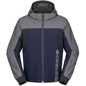 Kurtka motocyklowa Spidi Hoodie II Niebiesko/Srebrna - Wodoodporna, Oddychająca, CE Ochraniacze Kurtka motocyklowa Spidi Hoodie II Niebiesko/Srebrna - Wodoodporna, Oddychająca, CE Ochraniacze