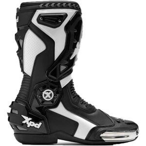 Botas de Moto XPD XP6-S - Racing, Negro-Blanco, 41 Botas de Moto XPD XP6-S - Racing, Negro-Blanco, 41