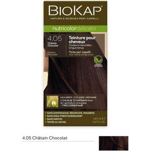 Biokap - Coloration Delicate 4.05 Châtain Chocolat - Coloration capillaire - Publicité Biokap - Coloration Delicate 4.05 Châtain Chocolat - Coloration capillaire - Publicité