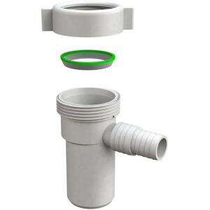 Raccordo universale Bonomini - 1 1/2 x 40 mm, Anti-reflusso, con dado Raccordo universale Bonomini - 1 1/2 x 40 mm, Anti-reflusso, con dado