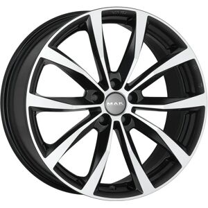 Rueda MAK Wolf 16 pulgadas - 5x112, Espejo Negro, 6,5J Rueda MAK Wolf 16 pulgadas - 5x112, Espejo Negro, 6,5J