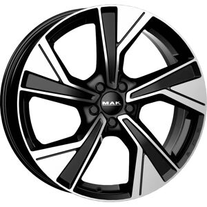MAK Malmoe 20X8.00 ET 45 5X108 Espejo Negro - Rueda MAK Malmoe 20X8.00 ET 45 5X108 Espejo Negro - Rueda