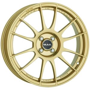 Mak Xlr Alloy Wheel - 7x17 - 4x100 - Gold - Car Type Mak Xlr Alloy Wheel - 7x17 - 4x100 - Gold - Car Type