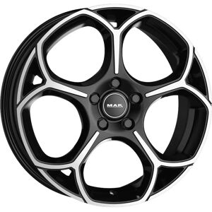 Mak Monza 7x18 Black Alloy Wheel for Citroen, Alfa Romeo - Alloy Wheel Mak Monza 7x18 Black Alloy Wheel for Citroen, Alfa Romeo - Alloy Wheel