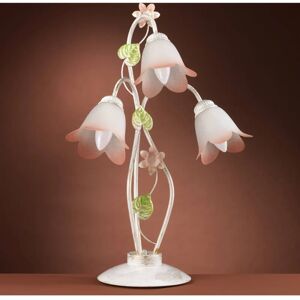 Onli Lighting D'Oro Triple Arm Glass Table Lamp - Metal, Glass, IP20 Onli Lighting D'Oro Triple Arm Glass Table Lamp - Metal, Glass, IP20