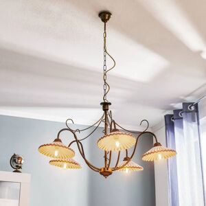 Onli Lighting Rosina Mehrarm Pendelleuchte - Metall, Keramik, E14, 5x Onli Lighting Rosina Mehrarm Pendelleuchte - Metall, Keramik, E14, 5x