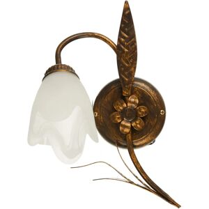 Onli Lighting Sonia Kwiatowa Lampa Ścienna - Szklany Klosz Onli Lighting Sonia Kwiatowa Lampa Ścienna - Szklany Klosz