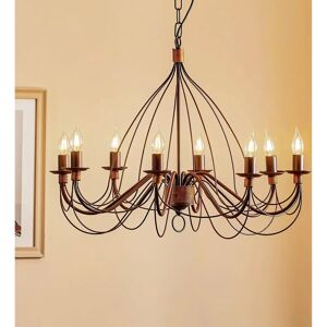 Euluna Fiamma Brown 8-Light Iron E14 - Chandelier Euluna Fiamma Brown 8-Light Iron E14 - Chandelier