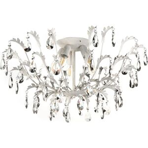Euluna Ivoor 5-licht Kristal Plafondlamp Euluna Ivoor 5-licht Kristal Plafondlamp