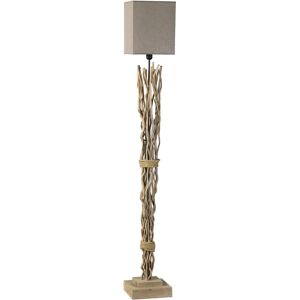 Onli Floor Lamp Marica Wooden Fabric Shade - Floor Lamp Onli Floor Lamp Marica Wooden Fabric Shade - Floor Lamp