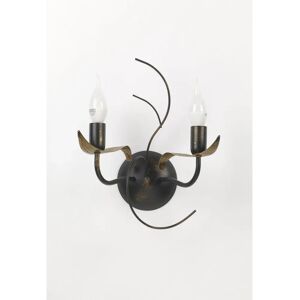 ONLI Bugia 2-lampy Ścienna Brązowo/Złota - Lampa ścienna ONLI Bugia 2-lampy Ścienna Brązowo/Złota - Lampa ścienna
