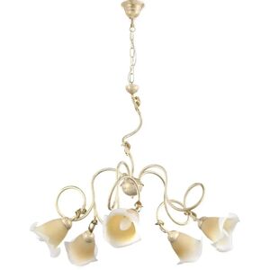 Onli Lighting Betty 5 Light Multi Arm Wisiorek Lampa sufitowa, kość słoniowa - Lámpara de techo Onli Lighting Betty 5 Light Multi Arm Wisiorek Lampa sufitowa, kość słoniowa - Lámpara de techo