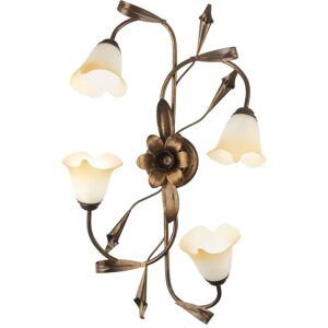 Lampadario Euluna Lucrezia - 4 luci, bronzo Lampadario Euluna Lucrezia - 4 luci, bronzo
