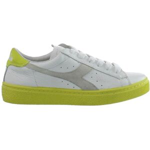 Diadora Montecarlo H Leather Trainers - Yellow/White - UK 4.5 Diadora Montecarlo H Leather Trainers - Yellow/White - UK 4.5