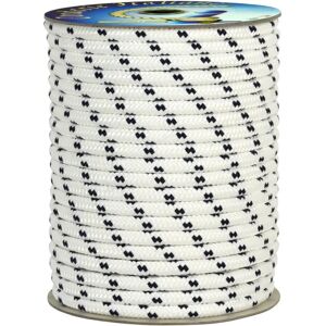 CORDERIE ITALIANE Model 006000518 Rope - Nautical, 10mm, 30m - White with Blue Marker CORDERIE ITALIANE Model 006000518 Rope - Nautical, 10mm, 30m - White with Blue Marker