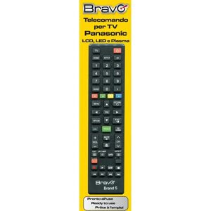 Télécommande Bravo Panasonic TV - Modèle 5 - Compatible avec tous les modèles - Publicité Télécommande Bravo Panasonic TV - Modèle 5 - Compatible avec tous les modèles - Publicité