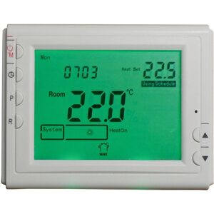 Thermostat Numérique Bravo 93003100 - Grand Écran - Programmation Hebdomadaire - Publicité Thermostat Numérique Bravo 93003100 - Grand Écran - Programmation Hebdomadaire - Publicité