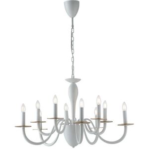 Fan Europe ARMSTRONG 10-Light White Chandelier - Light Fixture Fan Europe ARMSTRONG 10-Light White Chandelier - Light Fixture