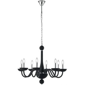 Fan Europe ALFIERE 8 Light Chandeliers Black - Chandeliers Fan Europe ALFIERE 8 Light Chandeliers Black - Chandeliers