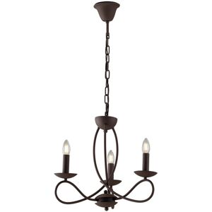 Fan Europe GINEVRA Corten 3-Light Chandelier - Lighting Fan Europe GINEVRA Corten 3-Light Chandelier - Lighting
