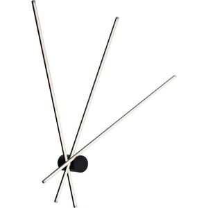 Fan Europe Lighting SHANGHAI LED Semi Flush Light - Black - 1790lm - 4000K - Ceiling Light Fan Europe Lighting SHANGHAI LED Semi Flush Light - Black - 1790lm - 4000K - Ceiling Light