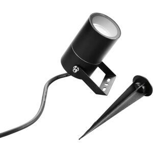 Proiettore esterno in alluminio nero Intec Akron GU10 Proiettore esterno in alluminio nero Intec Akron GU10