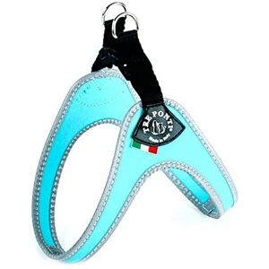 Tre Ponti Genesis Blue Dog Harness - Y-Shaped, Reversible, Reflective Tre Ponti Genesis Blue Dog Harness - Y-Shaped, Reversible, Reflective