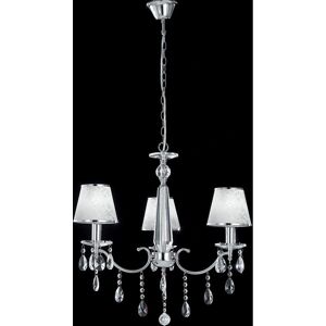 Fan Europe Lighting BOEME 3 Light Chandelier - Chrome - 68cm Fan Europe Lighting BOEME 3 Light Chandelier - Chrome - 68cm