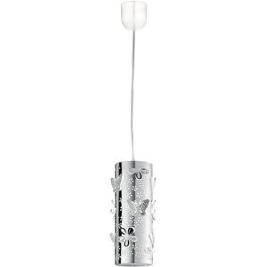 Fan Europe Illuminazione Farfalla Sottile Pendente - Cromato - E27 - 10x27cm - Illuminazione Fan Europe Illuminazione Farfalla Sottile Pendente - Cromato - E27 - 10x27cm - Illuminazione
