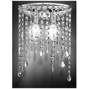 Luce Ambiente e Design BREEZE Wall Light Chrome - E14, 80 W, Dimmable Luce Ambiente e Design BREEZE Wall Light Chrome - E14, 80 W, Dimmable