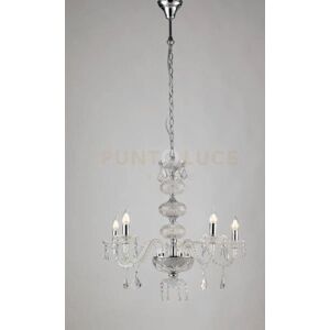 Fan Europe INCANTO 5 Light Crystal Chandelier - Ceiling Light Fan Europe INCANTO 5 Light Crystal Chandelier - Ceiling Light