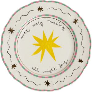 Assiette à dessert en porcelaine multicolore Bitossi Home - Pangea - 16,5cm - Publicité Assiette à dessert en porcelaine multicolore Bitossi Home - Pangea - 16,5cm - Publicité