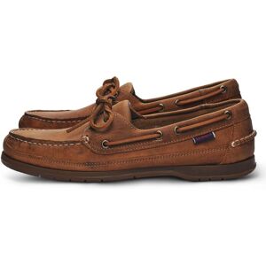 Sebago Schooner Leather Boat Shoe - Brown Tan - Size 10 UK Sebago Schooner Leather Boat Shoe - Brown Tan - Size 10 UK