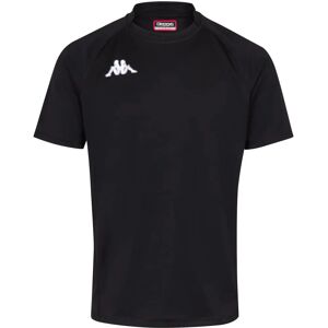 KAPPA Telese Black Football T-Shirt - T-Shirt KAPPA Telese Black Football T-Shirt - T-Shirt