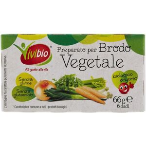 Brodo Vegetale Biologico Vivibio - Senza glutine - 66 g Brodo Vegetale Biologico Vivibio - Senza glutine - 66 g