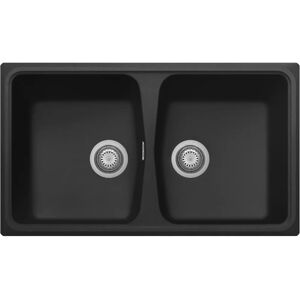 PLADOS - SP0862-70 - Nero Matt - 2 Lavelli - Sink PLADOS - SP0862-70 - Nero Matt - 2 Lavelli - Sink