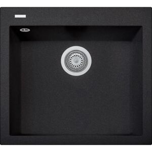 Zlew Ultrametal Plados One Standard - Prostokątny 56x50 cm - Czarny Zlew Ultrametal Plados One Standard - Prostokątny 56x50 cm - Czarny