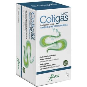 Aboca Coligas Fast Tisana - Tisana alle erbe digestive - 20 bustine Aboca Coligas Fast Tisana - Tisana alle erbe digestive - 20 bustine
