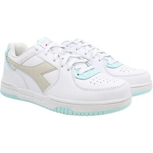 Diadora White Raptor Womens Synthetic Trainers - Sports Shoes Diadora White Raptor Womens Synthetic Trainers - Sports Shoes