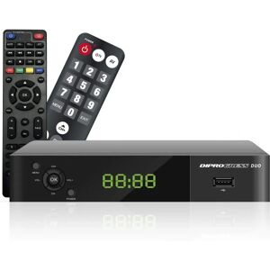 Diprogress DPT207HD Receptor DVB-T2 - Dual Mando - Negro Diprogress DPT207HD Receptor DVB-T2 - Dual Mando - Negro