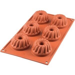 Silikomart - Stampo in silicone mini kougelhopf - 6 cavità - 48cl Silikomart - Stampo in silicone mini kougelhopf - 6 cavità - 48cl