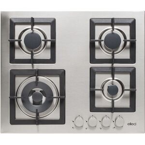 ELLECI Table de cuisson à gaz PIAP601INWS avec 4 brûleurs Inox - Publicité ELLECI Table de cuisson à gaz PIAP601INWS avec 4 brûleurs Inox - Publicité