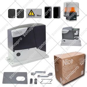 Kit de automatización de puerta Nice RD400 - 400kg, 6m, 24V Kit de automatización de puerta Nice RD400 - 400kg, 6m, 24V