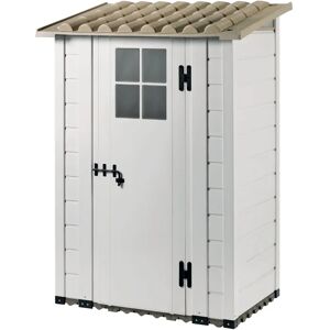Abri en plastique Garofalo TUSCANY EVO 100 - Beige, Résistant aux intempéries, Facile à nettoyer - Publicité Abri en plastique Garofalo TUSCANY EVO 100 - Beige, Résistant aux intempéries, Facile à nettoyer - Publicité